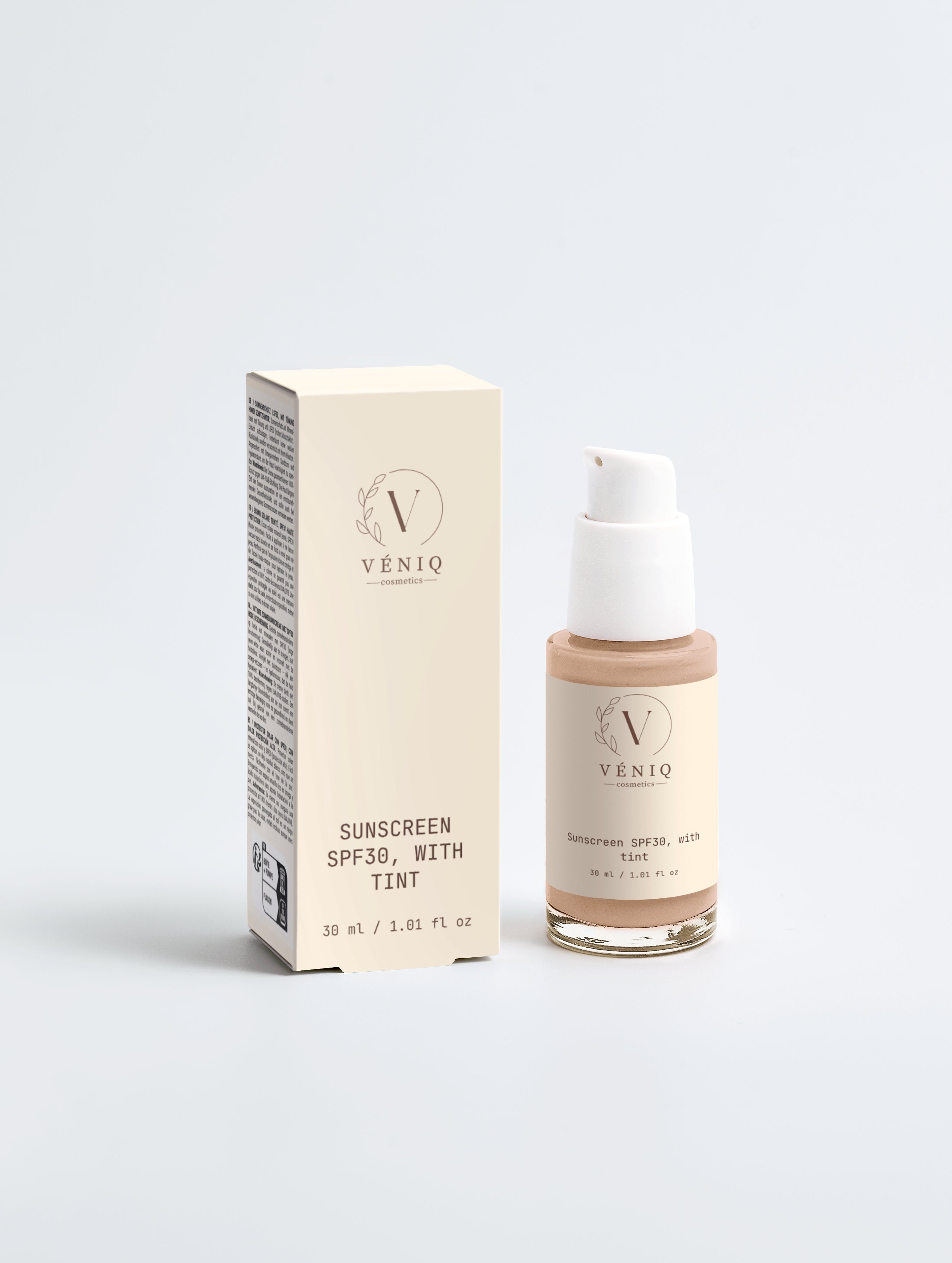 Sunscreen SPF30, with tint